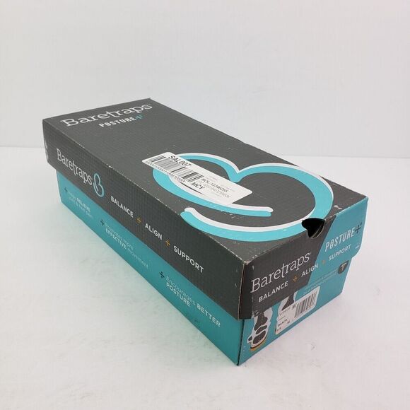 Baretraps Posture+ Perrie Womens Sz 5.5 Black Slip On Formal Ballet Flats Shoes - Picture 15 of 16